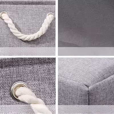 Panier de Rangement - LinenFoldBasket™ - Gris