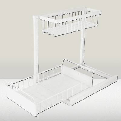 Rangement salle de bain - RackCabinetOrganizer™ - Blanc