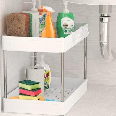 Rangement salle de bain - BathMultipurposeRack™ - Blanc