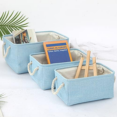 Panier de Rangement - LinenFoldBasket™ - Bleu