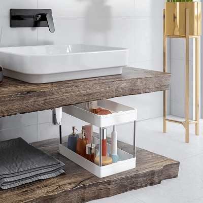 Rangement salle de bain - BathMultipurposeRack™ - Blanc