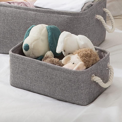 Panier de Rangement - LinenFoldBasket™ - Gris