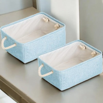 Panier de Rangement - LinenFoldBasket™ - Bleu