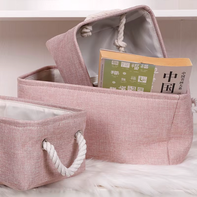 Panier de Rangement - LinenFoldBasket™ - Rose