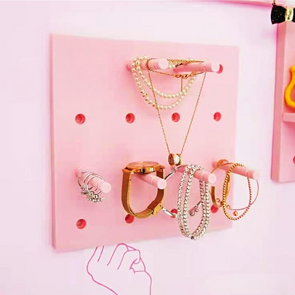 Rangement Mural - WallGrid™ - Rose