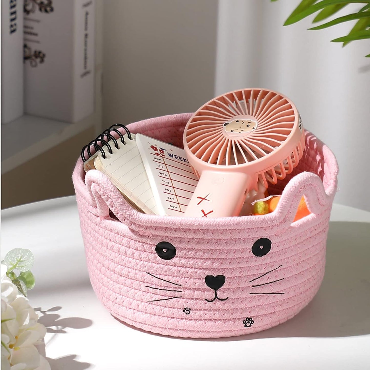 Paniers de Rangement - CottonStorageBaskets™ - Rose