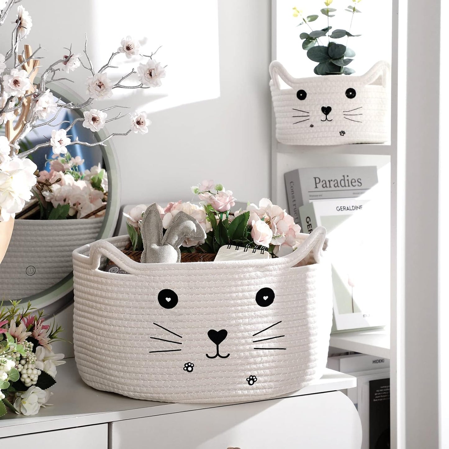 Paniers de Rangement - CottonStorageBaskets™ - Blanc