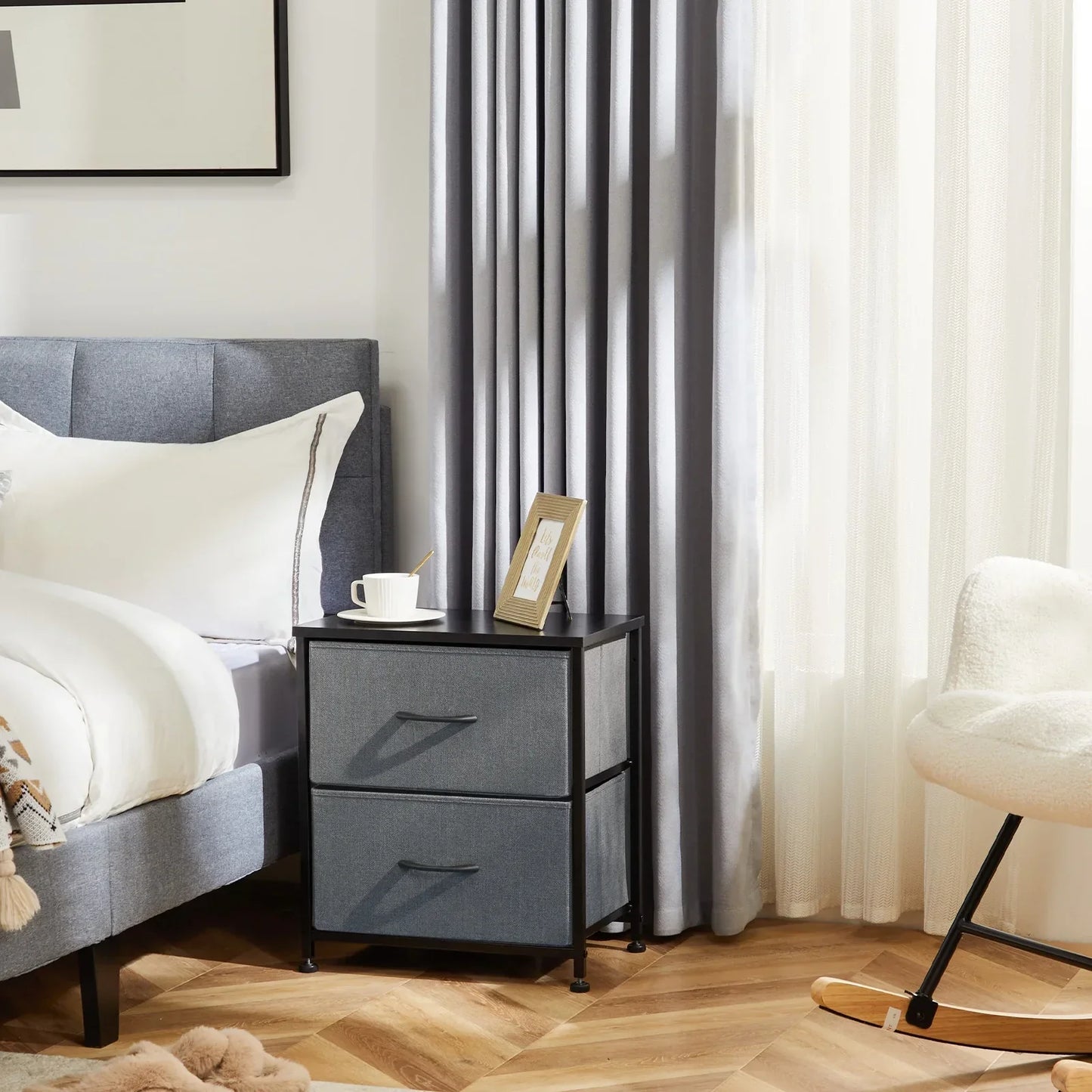 Table de Chevet - JHKCab™ - Gris